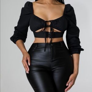 Taken crop top